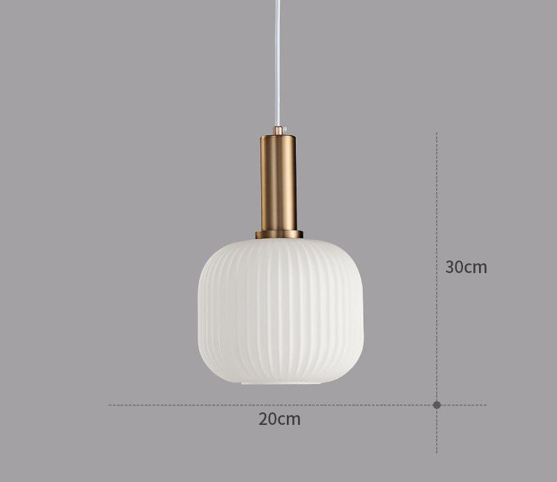 Stylish vintage glass ceiling light, enhancing any living space decor.