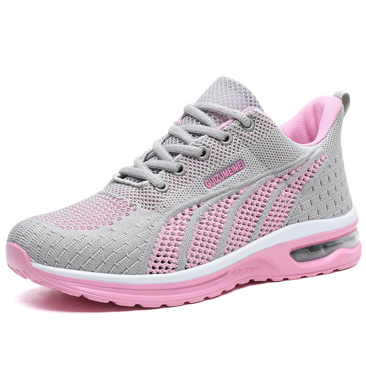 Supportive women's running trainers, GlideMotion, with ergonomic design and cushioned heel for active lifestyles.