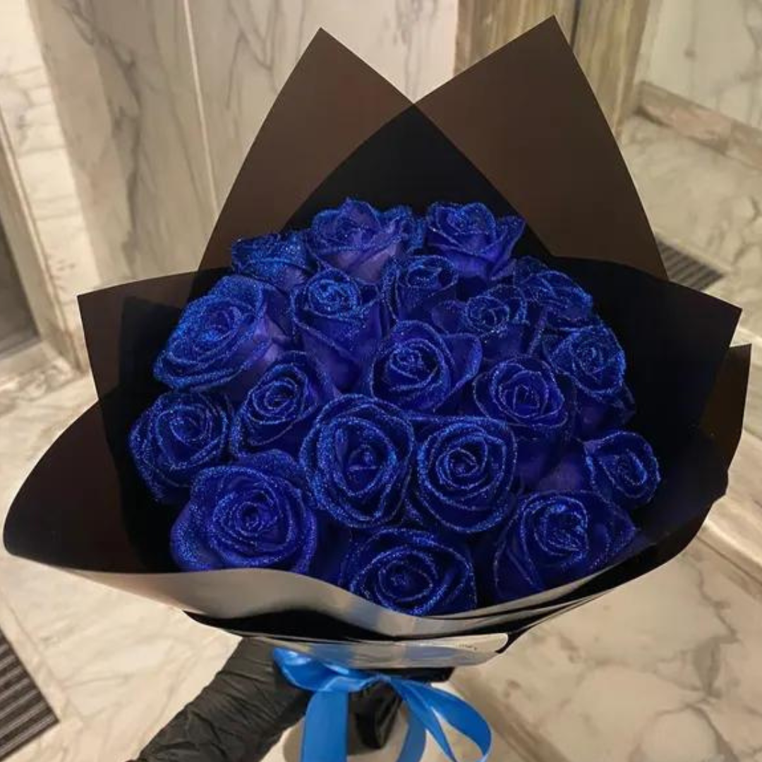 Eternal glitter rose head for luxury home decor, artificial flower, wedding centerpiece, or unique gift idea.