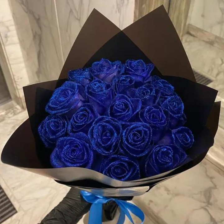 Eternal glitter rose head for luxury home decor, artificial flower, wedding centerpiece, or unique gift idea.