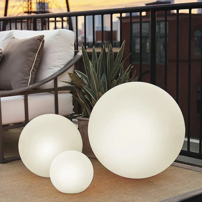 GlowSphere: a stylish, wireless spherical light for any garden