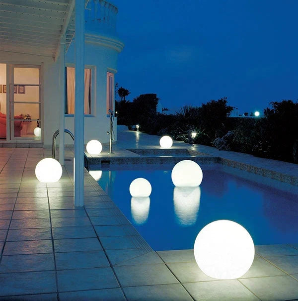 GlowSphere: modern spherical design for contemporary garden lighting