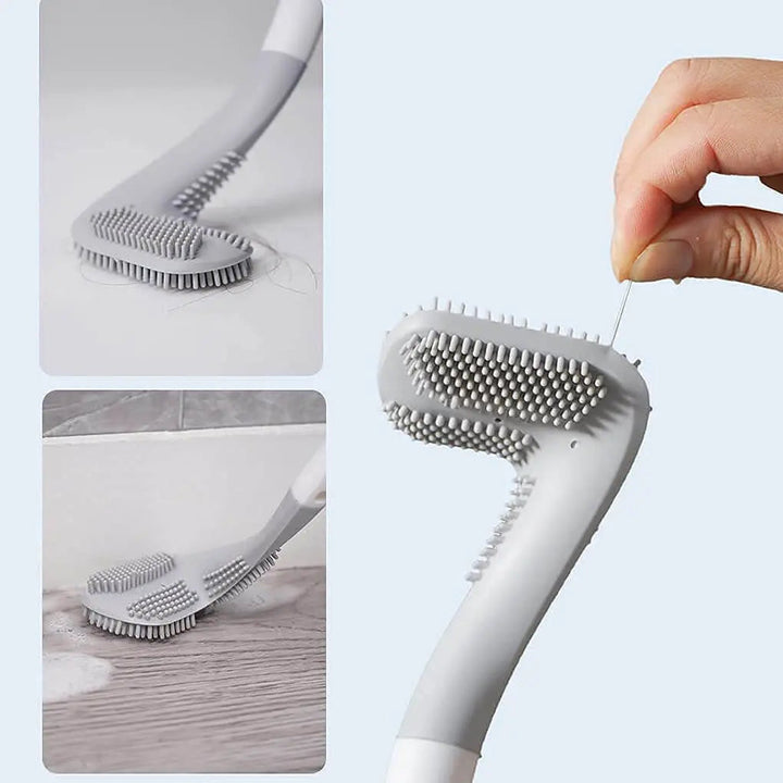 Hygienic golf-style toilet brush, a durable and unique cleaning tool, perfect for playful bathroom decor.