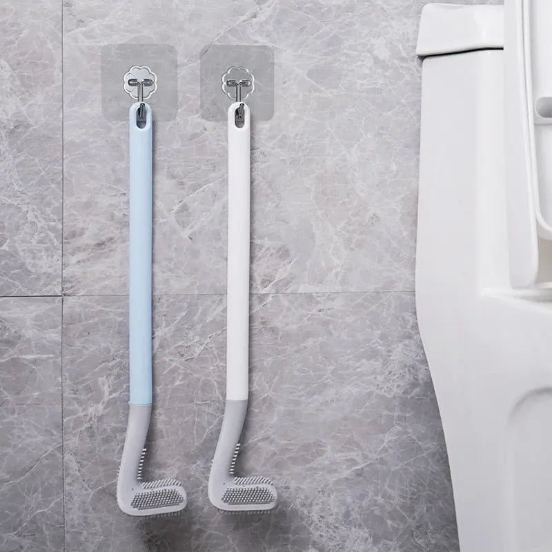 Durable golf head toilet brush, unique design & powerful cleaning for a sparkling, modern bathroom.