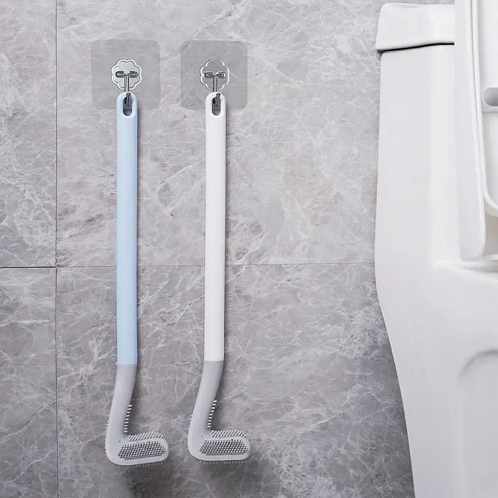 Durable golf head toilet brush, unique design & powerful cleaning for a sparkling, modern bathroom.