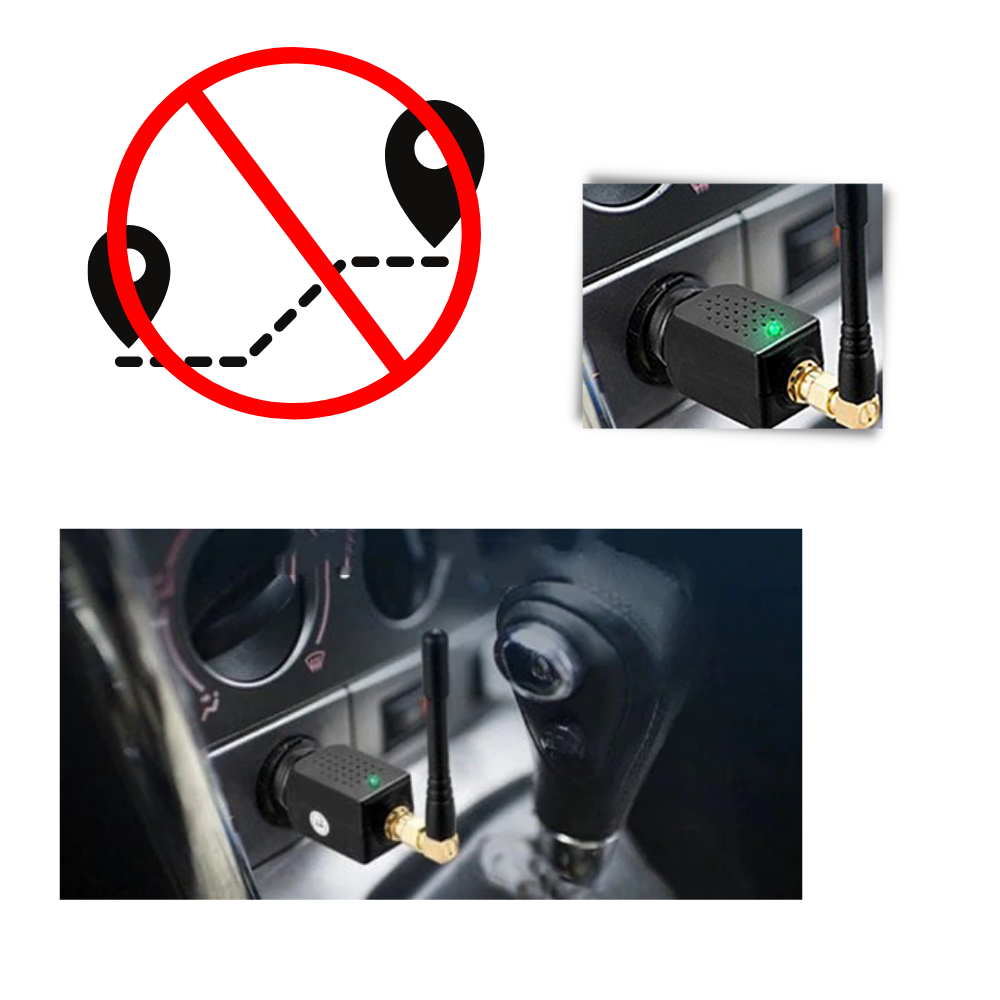 Car accessory: Universal GPS privacy shield for vehicle security, anti-tracking, and signal blocking.