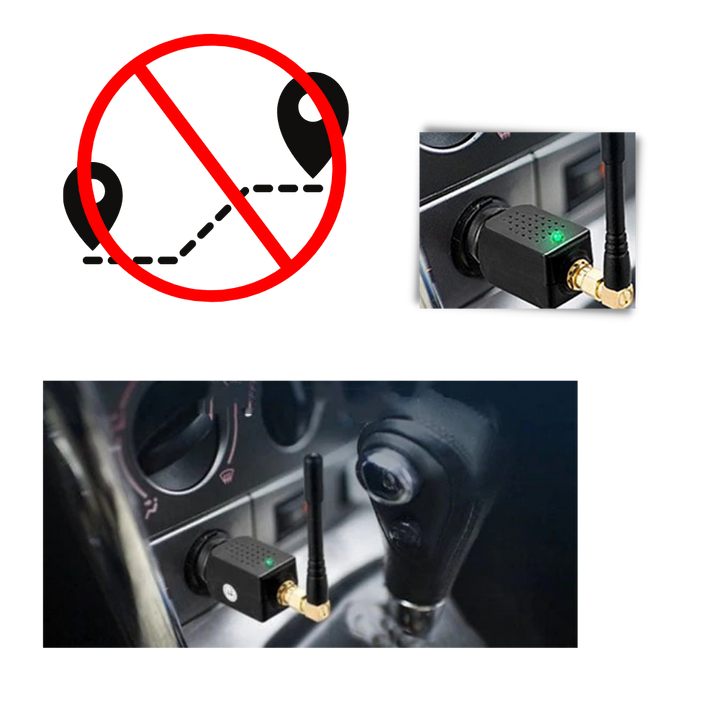 Car accessory: Universal GPS privacy shield for vehicle security, anti-tracking, and signal blocking.