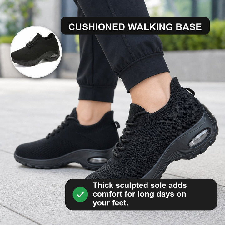 Slip-on Grace orthopedic shoes for women, cushioned & flexible, ideal for active lifestyle.