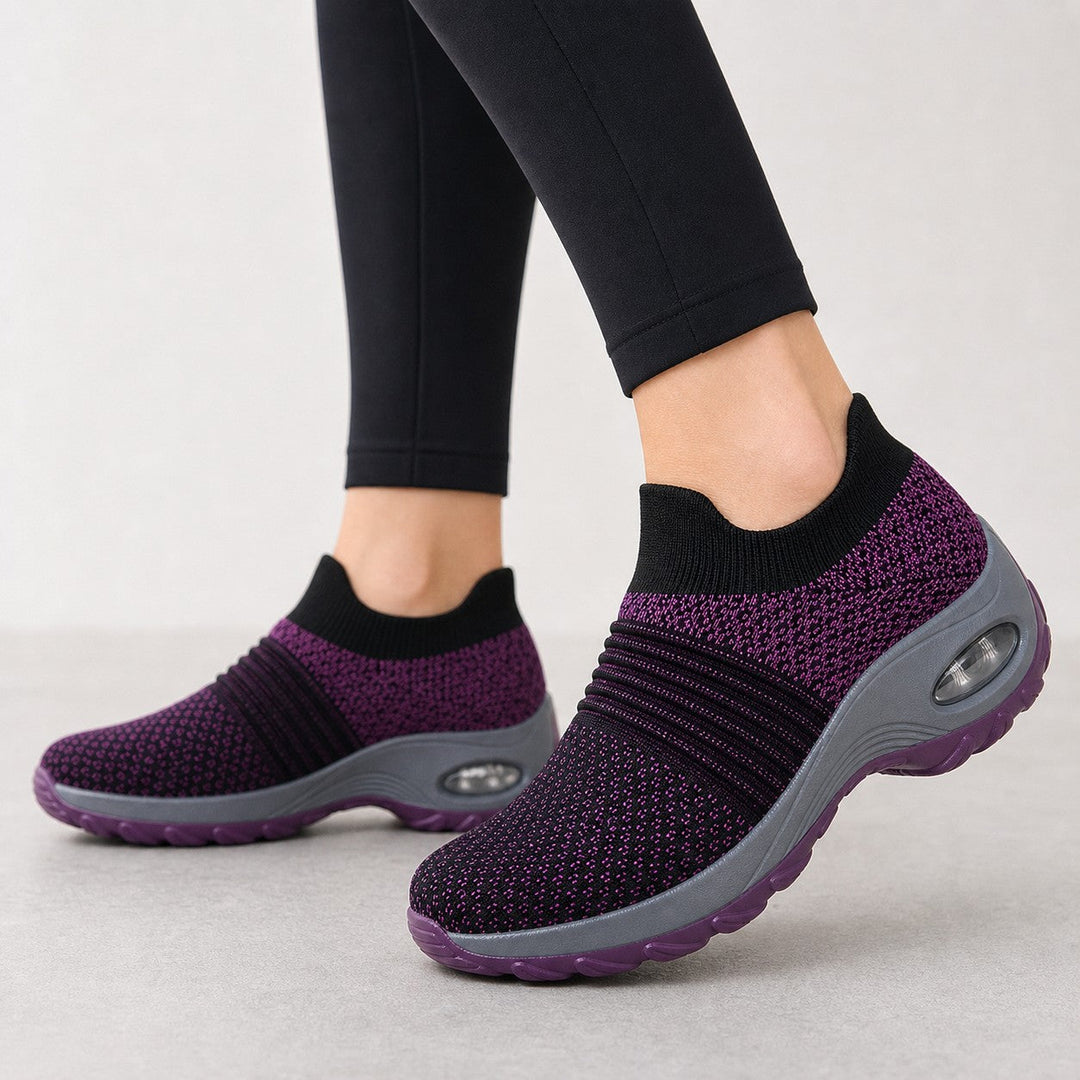 Women's Grace everyday sneakers, offering foot support, cushioning, & pain relief for active lives.