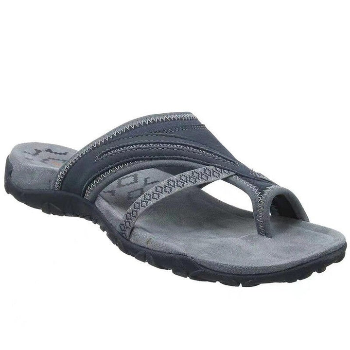Comfortable women's orthopedic sandals, offering arch support for bunion/hammertoe relief & improved foot health.