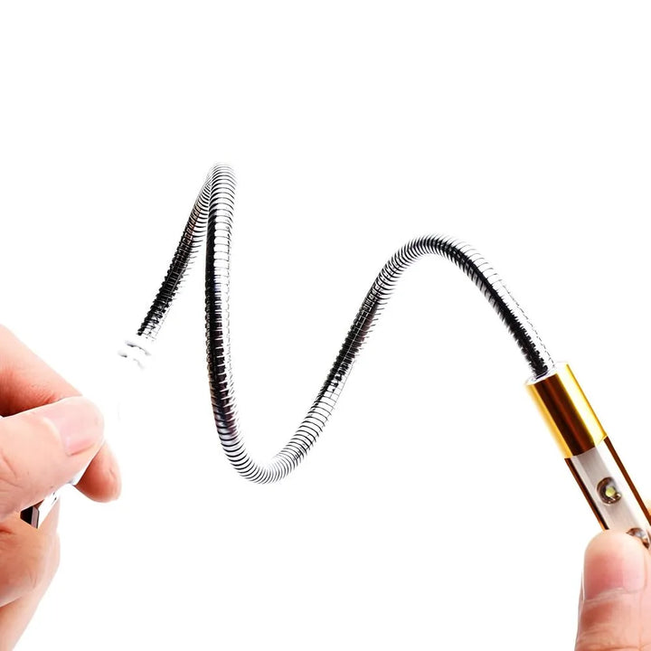 Bright dimmable USB LED light, flexible gooseneck for precise keyboard and workstation lighting.
