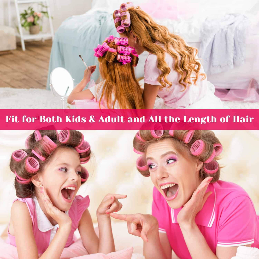 Boost hair volume with self-adhesive curlers for women. Effortlessly create bouncy, beautiful curls.