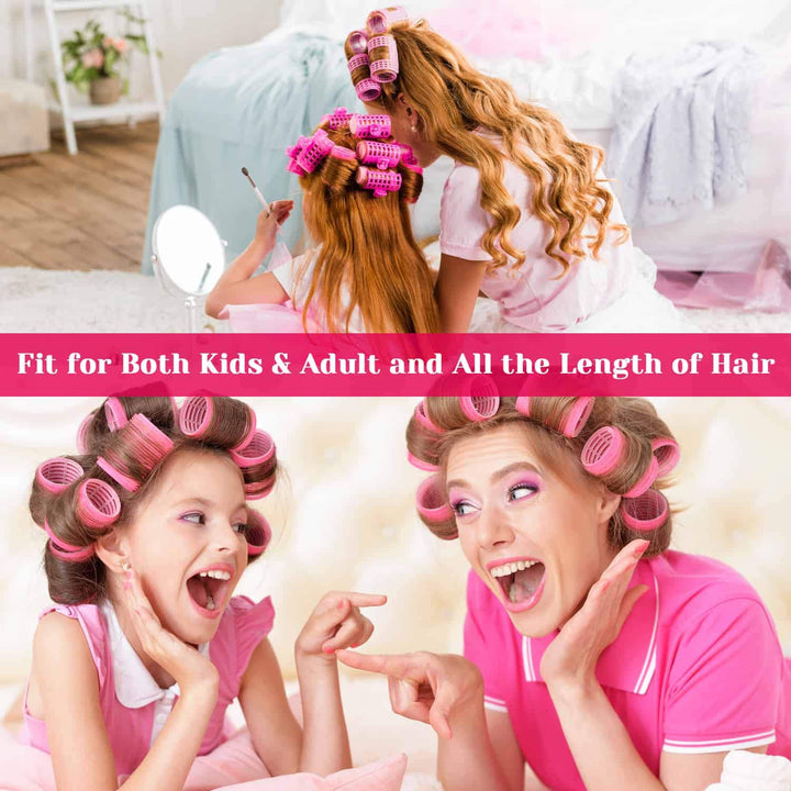 Boost hair volume with self-adhesive curlers for women. Effortlessly create bouncy, beautiful curls.