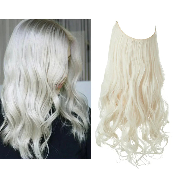 Women's Natural Wave Hair Extensions for instant volume & length. Achieve fuller, flowing hair easily.