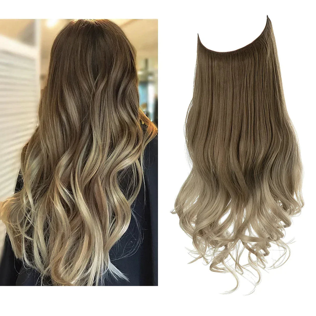 Natural wave hair extensions, designed for women seeking instant volume, length, and beautiful waves.