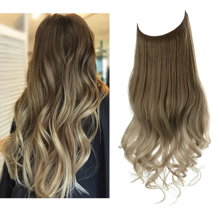 Natural wave hair extensions, designed for women seeking instant volume, length, and beautiful waves.