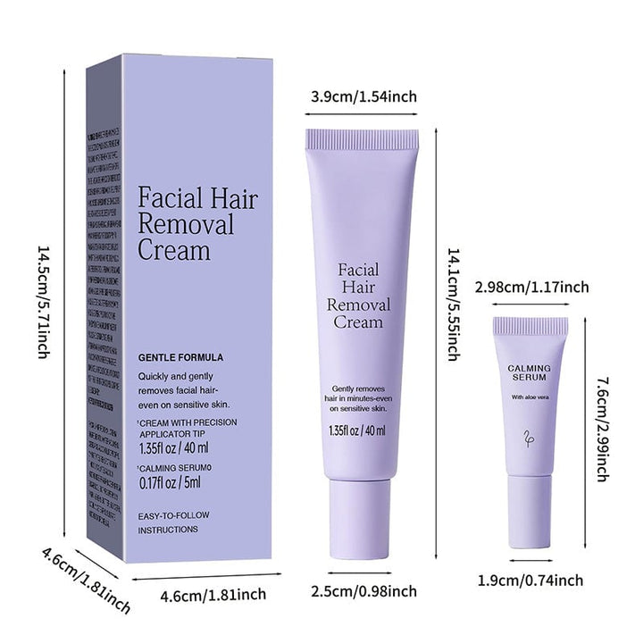 Gentle hair removal cream essence, ideal for sensitive skin, ensures smooth, painless, effective body care.