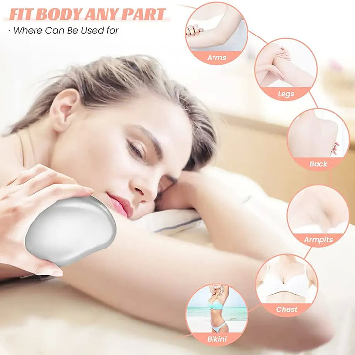 Advanced crystal hair eraser, an effortless beauty tool for hair removal and skin exfoliation.