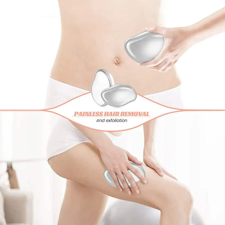 Versatile unisex crystal beauty tool for smooth, hair-free skin & gentle exfoliation.
