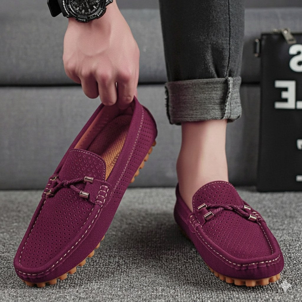 Versatile men's comfortable slip-on loafers, ideal for effortless casual style.