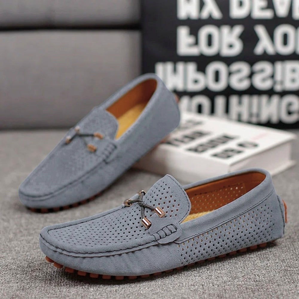 Classic men's slip-on loafers, perfect comfortable footwear for versatile fashion.