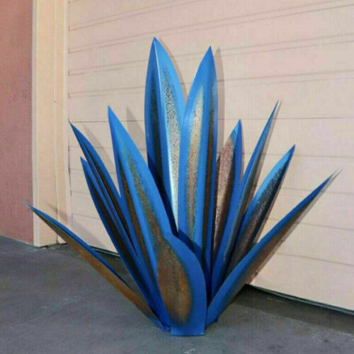 Decorative rust-proof metal sculpture for patio and garden. Weather resistant outdoor art accent.