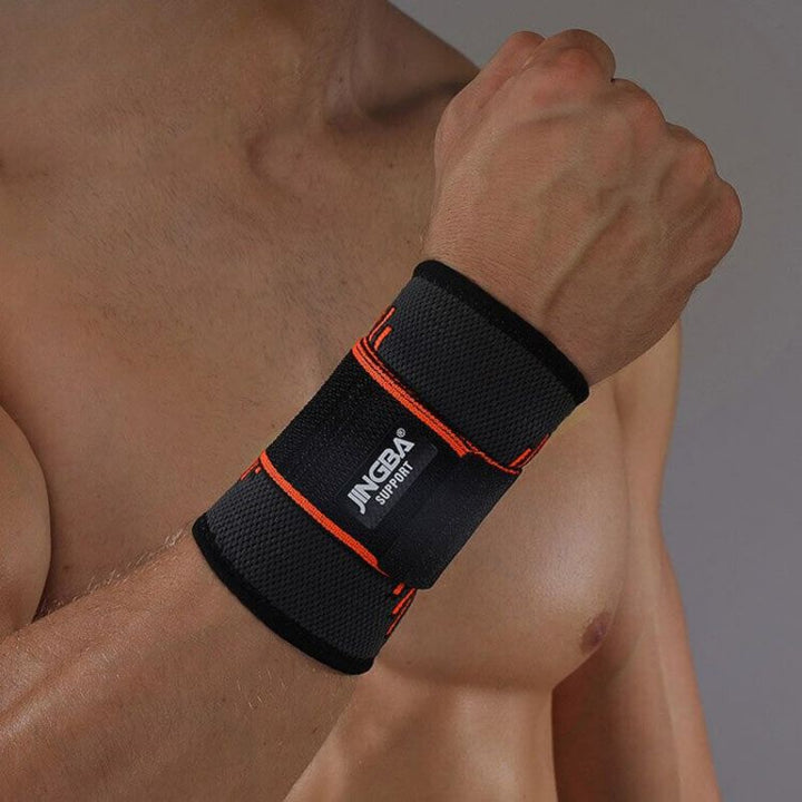 Athletic wrist support brace for injury prevention, stability & recovery. Unisex design for hand & joint support.