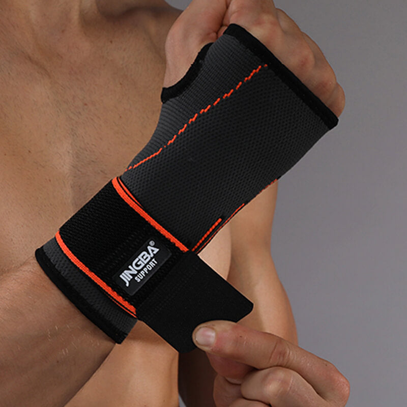 Unisex adjustable wrist support brace for carpal tunnel pain relief, stability & injury prevention.
