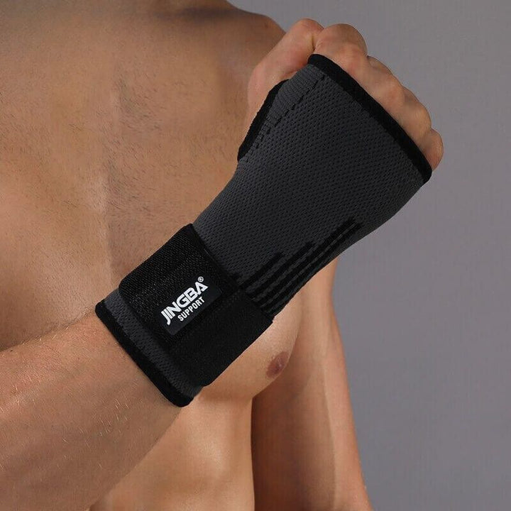 Adjustable unisex wrist brace offering stable support for pain relief, carpal tunnel, and physical therapy.
