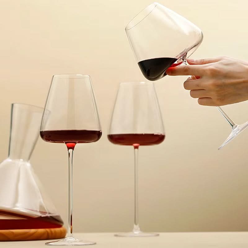 Stunning handmade crystal wine & champagne glasses, lead-free, perfect for gifts or hosting.