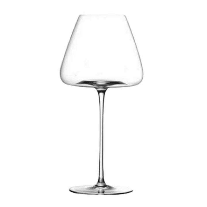 Exquisite handmade lead-free crystal stemware set, perfect for wine and champagne enjoyment.