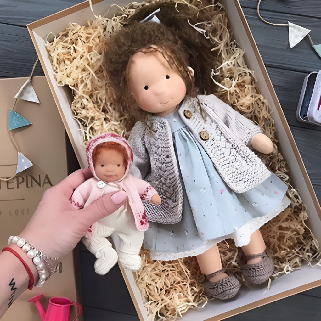 Montessori toy: A simple, beautiful Waldorf doll for gentle, screen-free play.