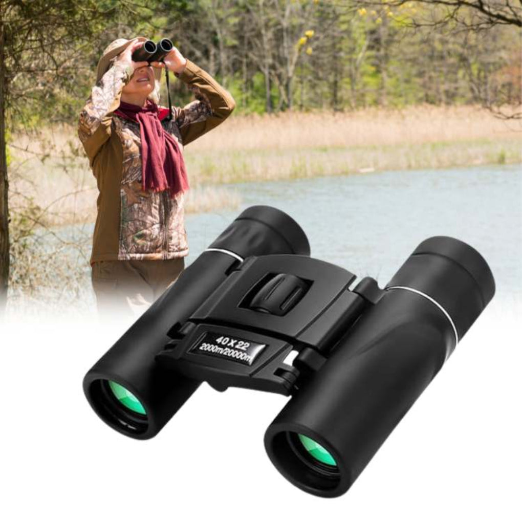 HD long-range binoculars for bird watching, wildlife, and nature viewing. Perfect outdoor gear.