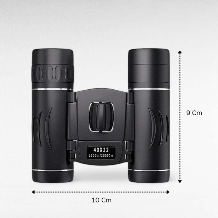 Travel-friendly compact HD binoculars, ideal for long-range bird watching, hiking & nature viewing.