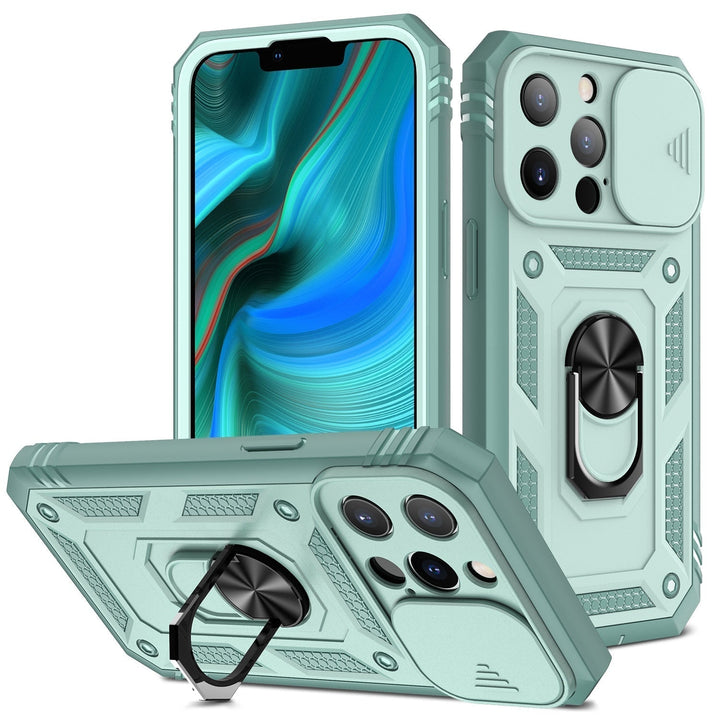 Rugged MagSafe compatible iPhone case with card holder for secure storage