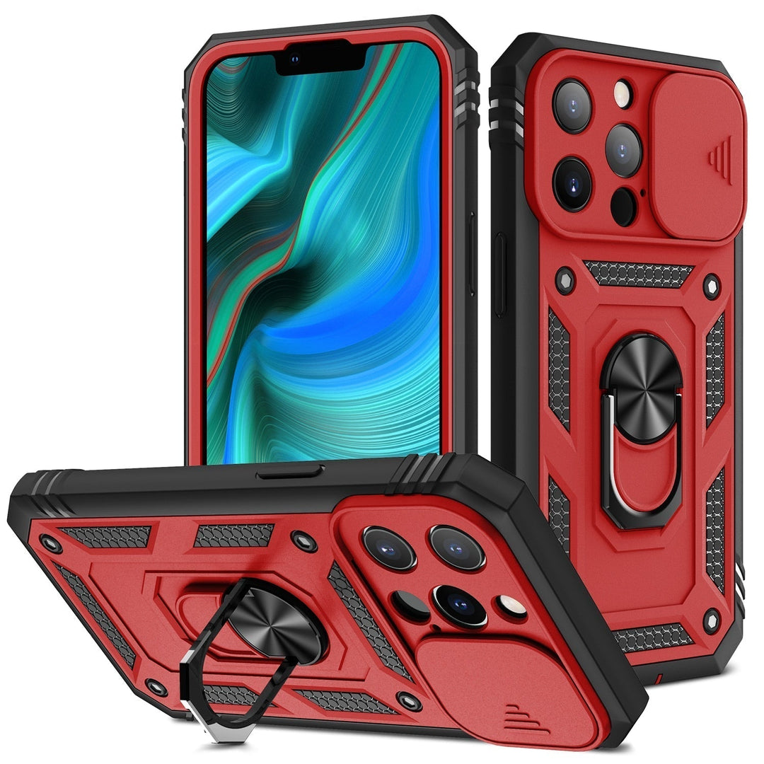 Durable iPhone 14/15 case offering military-grade drop protection and MagSafe charging