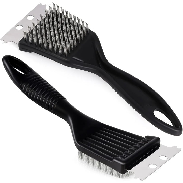 Essential heavy-duty grill cleaning tool for BBQ, designed to keep outdoor cooking grates sparkling clean and ready.