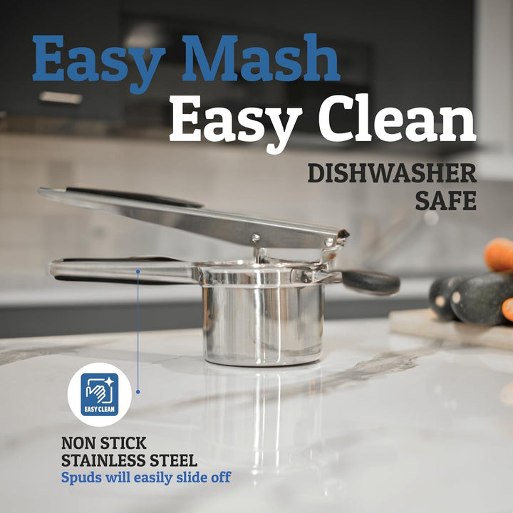 High-quality stainless steel potato masher for all your mashing needs
