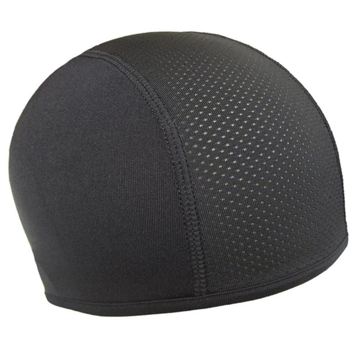 Unisex cooling helmet liner cap for ultimate comfort; sweat-wicking athletic headwear for sports.