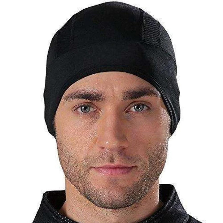 Performance unisex cooling cap, a sweat-wicking helmet liner for all sports like cycling & skiing.