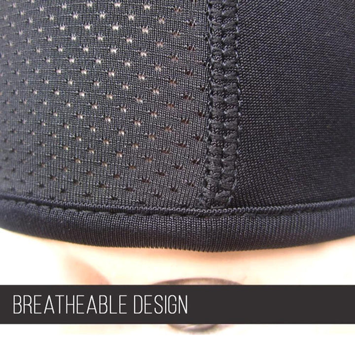 Unisex cooling cap & helmet liner for motorcycle, cycling, ski, snowboard. Sweat-wicking athletic headwear.