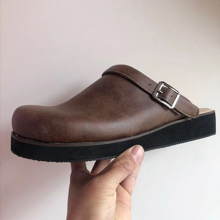 Supportive men's casual sandals with ergonomic design, offering ultimate comfort & arch support for daily wear.
