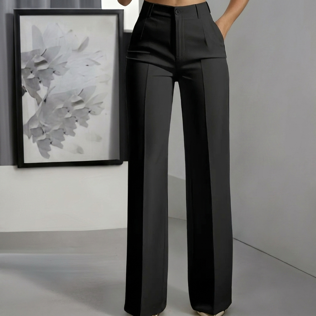Modern fit women's trousers, comfortable & stylish for everyday wear, travel, or office.