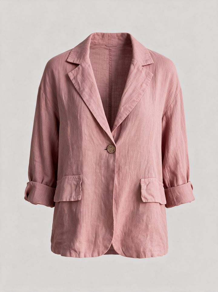 Business casual women's blazer, a lightweight, versatile, and sophisticated minimalist jacket.