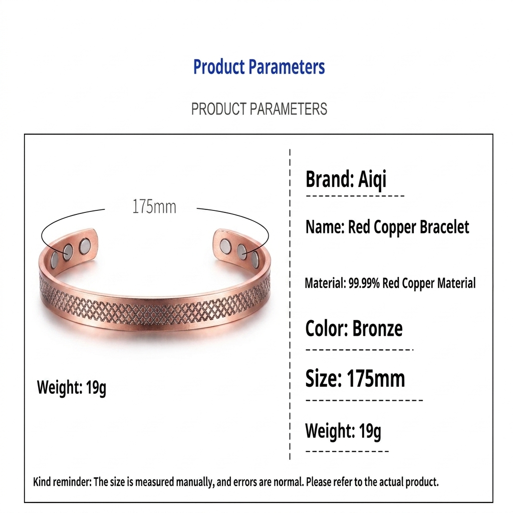 Fashionable women's copper bracelet, simple yet elegant minimalist jewelry, a chic metallic accessory.
