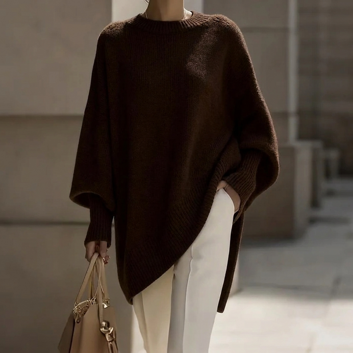 Everyday women's pullover sweater in a relaxed, comfortable fit. Essential for cozy fall fashion.