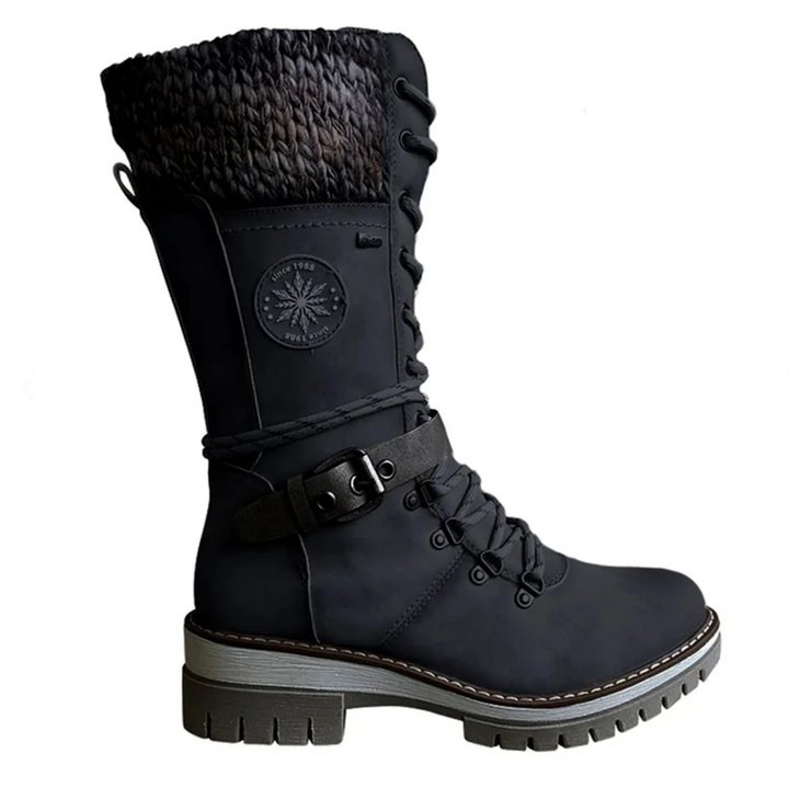 Fashionable Amelia orthopedic winter boots. Waterproof, non-slip, high design for cold weather & ultimate comfort.