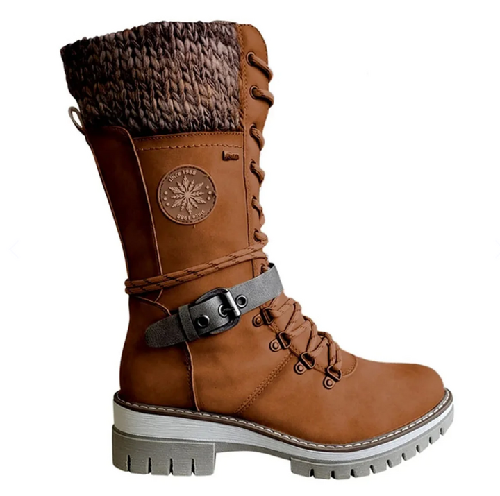 Comfortable & supportive high ladies orthopedic winter boots. Durable, anti-slip sole, perfect for cold weather.