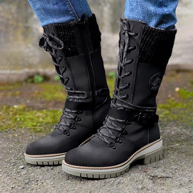Comfortable Amelia women's orthopedic winter boots, anti-slip sole for safe, stylish cold weather wear.