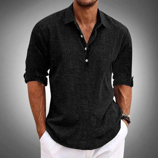 Stylish men's short-sleeve polo, a comfortable and essential summer shirt for any casual occasion.